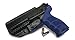 Concealment Express IWB KYDEX Holster: fits Heckler & Koch (H&K) P30/P2000 (CF BLK, RH) - Inside Waistband Concealed Carry - Adj. Cant/Retention - US Made