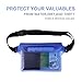 IPX8 Waterproof phone Case + Waterproof Pouch, Blusmart Dry Bag for IPhone 7, 6s, 6, 6 Plus, 5s, Samsung Galaxy s6, s6 Edge, s5, s4, Note 4 HTC LG Sony Nokia Motorola up to 6.0 inch Blue