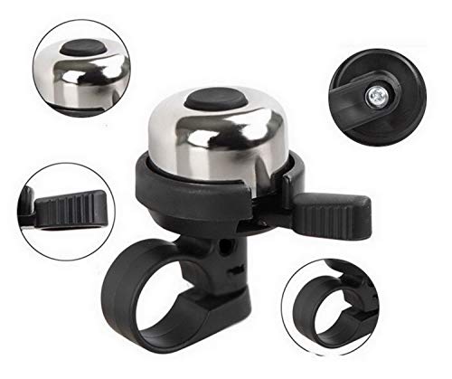 iLiveX Bike Bell, Upgraded Mini Brass Bicycle Bell, Loud Long Crisp Clear Sound, Great Bike Accessories, Cycling Ringing Horn - Thumbnail 2