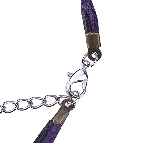 Outus 600 Pieces 2 Size Iron Fold Over Cord Ends Jewelry Findings for Leather - Thumbnail 3