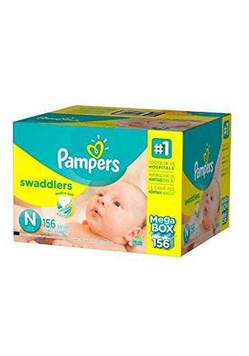 Pampers swaddlers diapers, newborn (156 ct.)