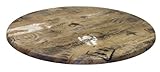 American Trading Company 50-300-122 Werzalit Molded Laminate Stone Look All-Weather Table Top, 42