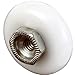 Slide-Co 1901-A 7/8 In., Nylon, Tub Enclosure Oval Edge Ball Bearing Roller (2 Pack)