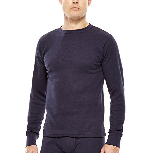 Men's Thermal Underwear Shirt Or Pant Light Base Layer Long Johns Navy Blue Small
