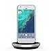 Google Pixel Desktop Charging Dock by Encased - Type C Charger for Pixel (Case compatible) (Aluminum/Black)