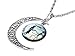 Jack Skellington Necklace Pendant Gift, Jack and Sally Nightmare Before Christmas (Blue)