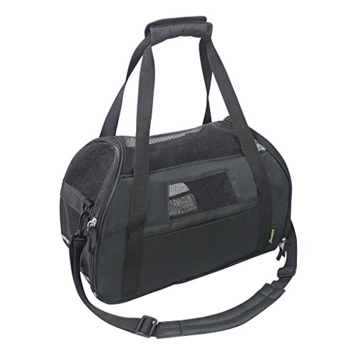 Jespet Portable Comfort 19-Inch Soft Sided Pet Carrier Airline Travel Cat/Dog Small Animals Tote Bag