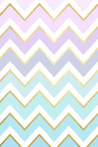 Photography Outlet 6x8ft Printed Photography Background Photo Backdrops Platinum Cloth - [2559 Pastel Chevron Stripes Backdrop] Better Then Muslin or Canvas, Made in USA