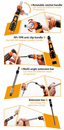 Schraubendreher Set Screwdriver Sets 31-in-1-Schraubendreher-Satz Ratschen-Schraubendreher für Haushaltsgeräte… – Bild 6