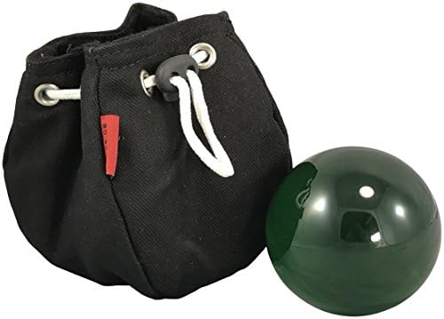 Contact Juggling Ball 75mm Acrylic Forest Green with Protective Bag