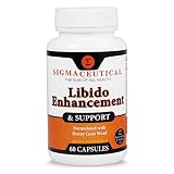Libido Enhancement & Support - Horny Goat Weed Extract (1000mg Epimedium w/ 10mg Icariin) Maca Root - Premium Sexual Nutrition - Natural Male & Female Performance Enhancer - 60 Muira Puama Capsules