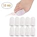 Breathable Gel Pinky Toe Protectors, 20 Pack Silicone Toe Sleeves Transparent Foot Corn Cushions Pads, Little Toe Caps for Bunion Blisters, Corns, Hammer Toes, Toenails Loss, Friction Pain Relief