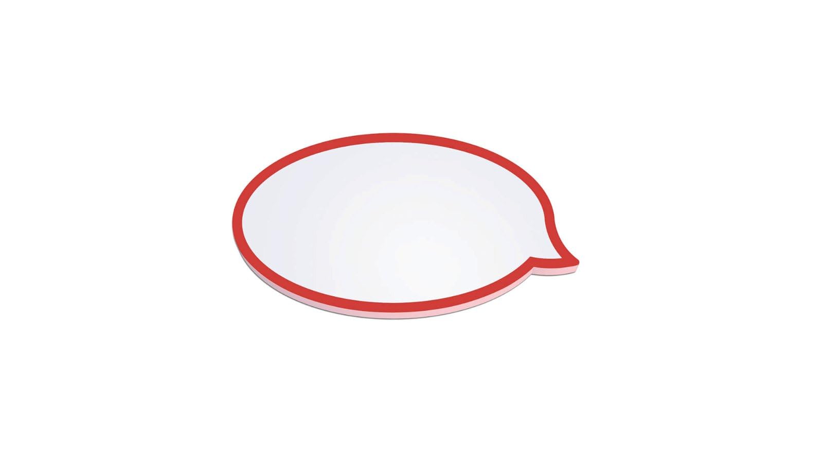 Maul Moderation Cards Speech Balloon, 110 x 190 mm, 150 g/m² Paper, White, 50 Pieces
