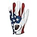 easyglove Flag_USA-2 Men's Golf Glove (White)