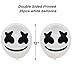 49Pack Marshmellow DJ Birthday Party Supplies,24pcs White Balloons 25pcs Glow In The Dark Bracelet Ideal for Kids Gamer Fans Gaming Theme Party Decorations Favors