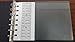 7-Ring 3-on-a-Page Business Check Book Binder - Black