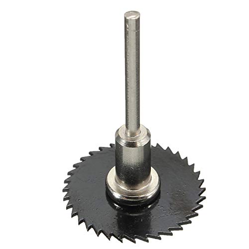 6pcs 1/8" HSS High Speed Steel Circular Saw Blades For Dremel Fordom Drills Rotary Tool W/Shank by Lukcase ... - Thumbnail 3