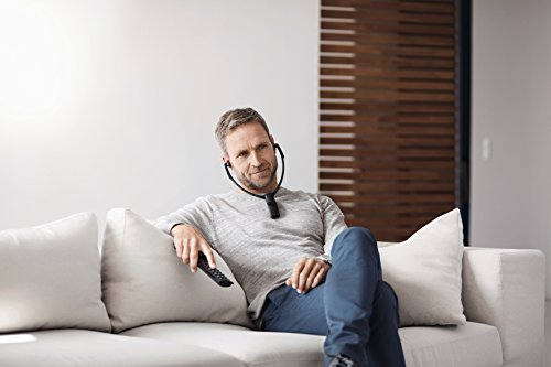 Sennheiser RS 5000 - Auriculares inalámbricos de TV Digital, Alcance de 70 Metros, Color Negro