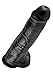 Pipedream King Cock with Balls, Black, 11 Inch