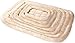 Paws & Pals Pet Bed for Dogs and Cats, with Cozy Inner Cushion - 30 Inch - Medium - Beige