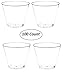 Oojami Plastic Crystal Clear Tumblers, Disposable and Compostable for Cold Drinks, 9 Ounce, 100 Count