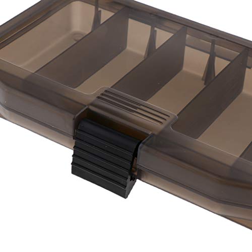 Homyl 17,5 x 8,5 x 3 cm - Leicht Angelbox Angelkasten Leer Köderbox mit Fächern für Kunstköder, Angelgerät oder… – Bild 5