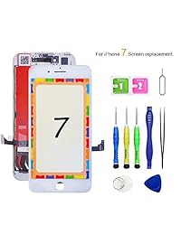 VANYUST   Repuesto de pantalla LCD para iPhone 5 con kit de herramientas compatible con iPhone 6 de 4,7 pulgadas, color negro