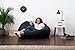Big Joe This Bean Bag Chair, Large, Black Onyx Comfort Suede
