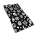 Colorful Skull Cat Moon Gothic Pattern Kitchen Towels ¨C 17.5X27.5in Microfiber Terry Dish Towels for Drying Dishes and Blotting Spills ¨CDish Towels for Your Kitchen Decor
