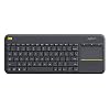 Logitech K400 Plus Wireless Touch TV Keyboard With Easy Media Control and Built-in Touchpad, HTPC Keyboard for PC…