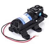 DC 12V 70 PSI Agricultural Electric Diaphragm Water Sprayer Pump Black 3.5L/Min