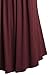 BEPEI Women Loose Casual Summer Pleated Flowy Sleeveless Camisole Tank Tops,Wine,Large