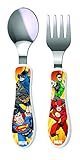 NUK Justice League Utensil Set, Batman & Justice League, 2pk