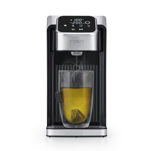 CASO HW 770 Advanced - Dispensador de agua caliente en segundos, 13 niveles de temperatura (40-100 °C), funcion de memoria, ahorra hasta un 50% de energía en comparacion con los hervidores de agua,