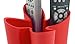 j-me Media Storage Caddy/Cozy Remote Control Tidy (Red). Media Organizer/Storage Holder. Media Caddy for Upto 4 Controls. Perfect Storage Solution for All Types of Remote Controls. Non Slip Rubber.
