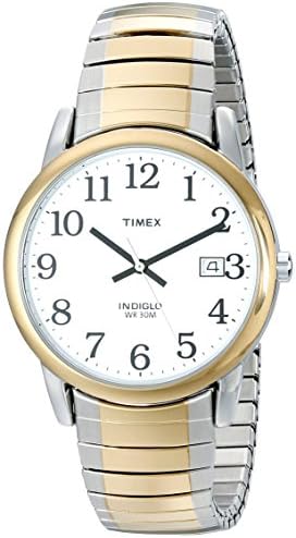 Timex Males’s Simple Reader Date Growth Band Watch