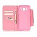 G530 Case, Galaxy Grand Prime Case, Firefish Kickstand Card Slots Cash Holder Dual Layer Cover with Wrist Strap for Samsung Galaxy Grand Prime G530 G530H G5308-Horses