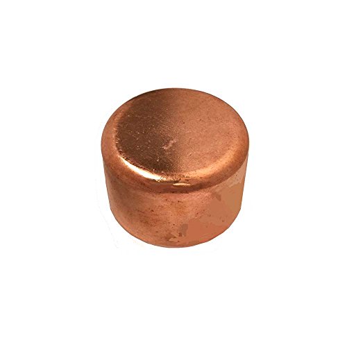 Libra Supply 1/2'' ,1/2 inch, 1/2-inch Copper Sweat Cap, (Bag of 100 pcs, click in for more size options)Copper Pressure Pipe Fitting Plumbing Supply