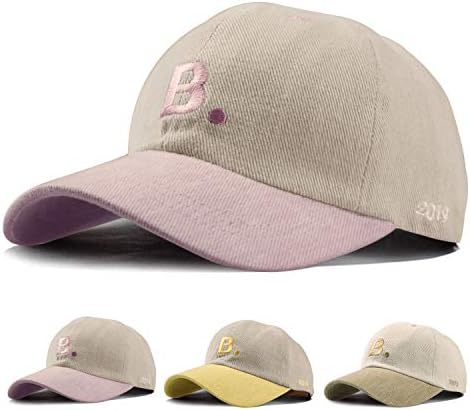 HH HOFNEN Kid's Washed Twill Cotton Baseball Cap Vintage Adjustable Hat for 2-8yrs Boys Girls