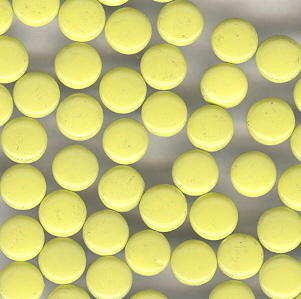 1/8" Banana Pudding Top Painted Flat Top Round Eyelets - 50 Pack