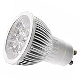 110V 4W GU10 LED Bulb - 3200K Warm White LED Spotlight - 50Watt Equivalent - 330 Lumen 45 Degree Beam Angle