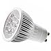 110V 4W GU10 LED Bulb - 3200K Warm White LED Spotlight - 50Watt Equivalent - 330 Lumen 45 Degree Beam Angle