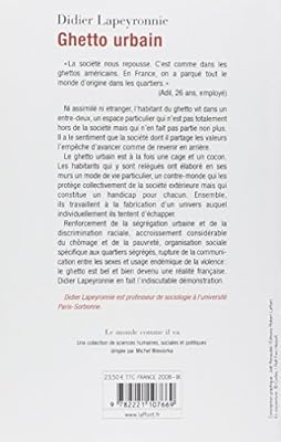 Ghetto Urbain Didier Lapeyronnie 9782221107669 Amazoncom - 