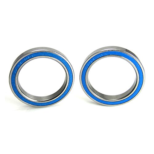 20x27x4mm Precision Ball Bearings ABEC 3 Blue Rubber Seals (2)
