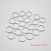 80 Pieces Hair Clip Rings Decorations, Braid Hair Loop Headband Accessories, Gold/Sliver