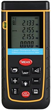 Digital Laser distance meter Bigger Bubble level tool Rangefinder Range finder Tape measure 100m Area/Volume Angle Tester