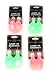 Christmas Bulb Light Up Earrings - 4 Pack Set - 2 LED Bulbs Xmas Lights Earring For Women Girls - Strange Novelty Lightbulb Jewelry For Holiday Parties Ugly Sweater Clothing Accessories Decorations