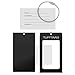 Luggage Tag Business Card Holder TUFFTAAG SINGLE Travel ID Bag Tag - Black