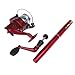 Docooler Mini Aluminum Saltwater Fishing Tackle Pocket Pen Fishing Rod Pole + Reel
