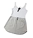 Mansy Women's Ladies Chiffon Long Top Blouse Summer Womens Sleeveless Mini Dress , White , XX-Large